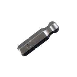 Best Way Tools Ball Hex 1 in. L x 1/4 in. Insert Bit Carbon Steel Ball Hex Shank 1 pc. 1/4 in.