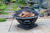 Living Accents Round Wood Fire Pit 24 in. H x 35 in. D x 35 in. W Cast Iron