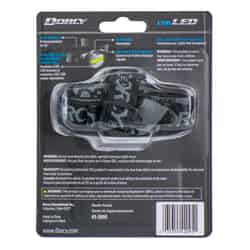 Dorcy 17 lm Black LED Headlight AAA Battery