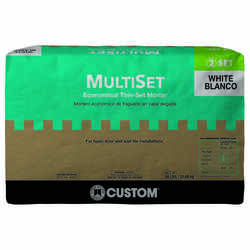 Custom Building Products MultiSet White Modified Thin-Set Mortar 50 lb.