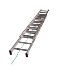 Werner 20 ft. H X 17.33 in. W Aluminum Extension Ladder Type II 225 lb
