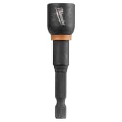 Milwaukee SHOCKWAVE IMPACT DUTY 7/16 inch drive in. x 2.5625 in. L Nut Driver 1/4 in. 1 pc. Hex