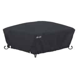 Classic Accessories Square 12 in. H x 36 in. W x 36 in. L Polyester Fire Pit Cover Black