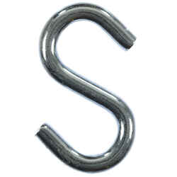 Ace Small Zinc-Plated Silver Steel S-Hook 250 lb. 2 pk 2.5 in. L