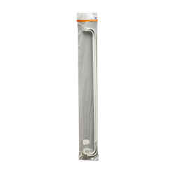 Kenney White Double Curtain Rod Enamel 48 in. L