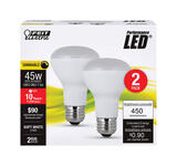 Feit Electric Performance R20 E26 (Medium) LED Bulb Soft White 45 Watt Equivalence 2 pk