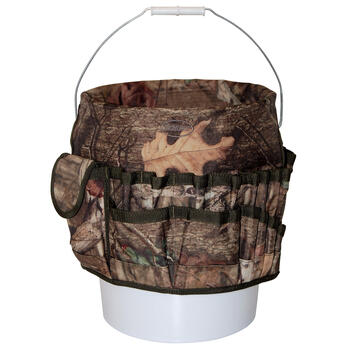 Bucket Boss Camo Bucketeer 12 in. L x 12 in. W x 11-1/2 in. H Bucket Tool Organizer 30 pocket Mos