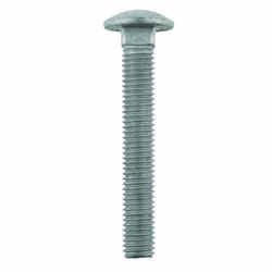 HILLMAN 1/2 Dia. x 3-1/2 in. L Hot Dipped Galvanized Steel Carriage Bolt 25 pk