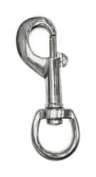 Baron 1 in. Dia. x 4 in. L Nickel-Plated Steel Bolt Snap 240 lb.