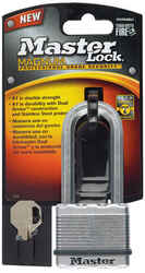 Master Lock 13/16 in. W x 2 in. L x 1-7/16 in. H Laminated Steel Ball Bearing Locking Padlock 1