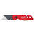 Milwaukee Fastback 6-3/4 in. Press and Flip Utility Knife Red 1 pc