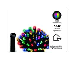Celebrations Durawise LED Battery Operated Light Set Multicolored 11.5 ft. 48 lights