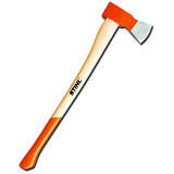 STIHL Pro Universal 3 oz Forestry Axe Hickory 27.5 in.