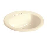 Mansfield MS Round 19.625 in. Lavatory Sink Bone