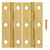 Ace 2.75 in. W x 2-1/2 in. L Polished Brass Brass Narrow Hinge 2 pk