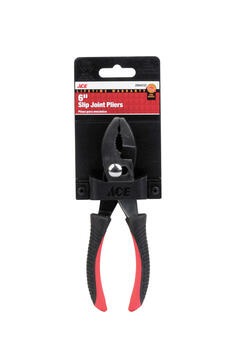 Ace 6 in. Red Alloy Steel Slip Joint Pliers 1 pk