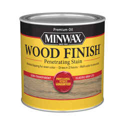Minwax Wood Finish Semi-Transparent Classic Gray Oil-Based Wood Stain 0.5 pt