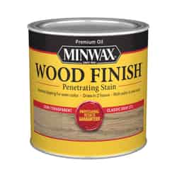 Minwax Wood Finish Semi-Transparent Classic Gray Oil-Based Wood Stain 0.5 pt
