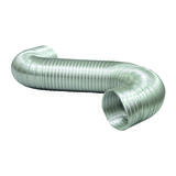 Deflect-O Jordan 8 ft. L x 5 in. Dia. Black/Silver Aluminum Dryer and Vent Hose