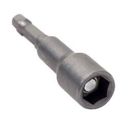 Ace 3/8 in. drive x 2-1/2 in. L Chrome Vanadium Steel 1/4 in. Quick-Change Hex Shank Magnetic Nu