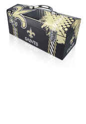 Sainty International 16.25 in. New Orleans Saints Art Deco Tool Box 7.1 in. W x 7.75 in. H Steel