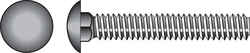 HILLMAN 1/2 Dia. x 3 in. L Hot Dipped Galvanized Steel Carriage Bolt 50 pk