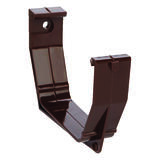 Genova Raingo 5 inch H X 1.1 inch W X 3.4 inch L Brown Vinyl Gutter Bracket