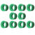Raindrip PVC Drip Irrigation Compression Coupler 10 pk