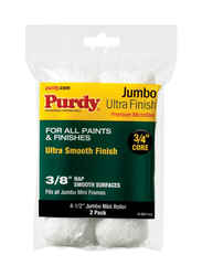 Purdy Ultra Finish Microfiber 4.5 in. W X 3/8 in. S Mini Paint Roller Cover 2 pk