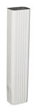 Amerimax 3 in. H X 4 in. W X 120 in. L White Aluminum Downspout