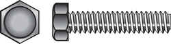 HILLMAN 3/8 in. Dia. x 1-1/2 in. L Zinc Plated Steel Hex Tap Bolt 100 box