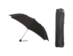 Rainbrella Black 42 in. Dia. Compact Umbrella