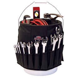 Bucket Boss Wrench Boss 12 in. L x 12 in. W x 11-1/2 in. H Bucket Organizer 44 pocket Black
