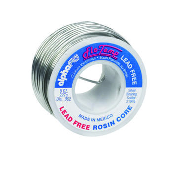 Alpha Fry 8 oz. Lead-Free Rosin Core Solder 0.062 in. Dia. Silver Bearing