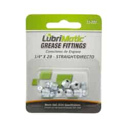 Lubrimatic Grease Fittings Straight deg. 10
