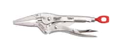 Milwaukee Torque Lock 6 in. Silver 1 pk Forged Alloy Steel Long Nose Pliers