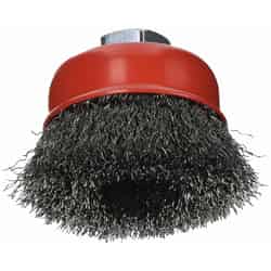 Forney 2.75 in. Dia. x 5/8 in. Steel Cup Brush 1 pc. Crimped