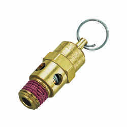 Tru-Flate Brass Safety Valve 1/4 in. Male 1 1 pc