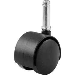 Shepherd 2 in. Dia. Swivel Nylon Twin Caster 75 lb.