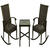 Living Accents Rockland 3 pc Brown Aluminum Chat Set