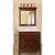 Westinghouse Brass 4 Bathroom Bar Fixture Wall Mount Natural