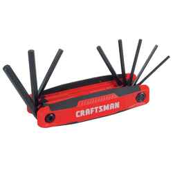 Craftsman 1/4 SAE Fold-Up Hex Key Set 9 6 in.