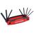 Craftsman 1/4 SAE Fold-Up Hex Key Set 9 6 in.