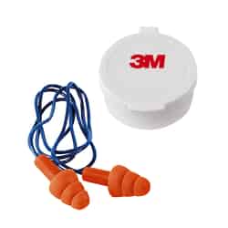 3M 25 dB Reusable PVC Orange 1 pair Ear Plugs