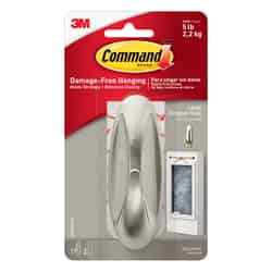 3M Command Large Hook 4-1/8 in. L 1 pk Metal