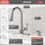 Delta Charmaine One Handle Chrome Pulldown Kitchen Faucet