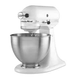 KitchenAid Classic Series White 4-1/2 qt. 10 speed Stand Food Mixer