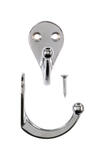 Ace 1-3/4 in. L Chrome Metal Single Garment Hook 2 pk