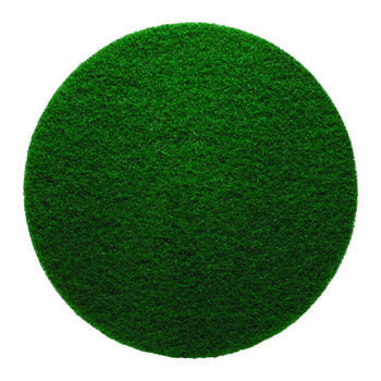 Gator 17 in. D Non-Woven Natural/Polyester Fiber Floor Pad Disc Green