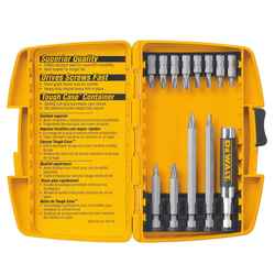 DeWalt Compact Multi Size in. Heat-Treated Steel 13 pc. Screwdriver Bit